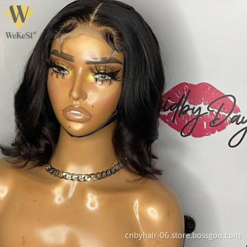 Wholesale Peruvian Human Hair Bob Wigs Lace Front,human Hair Bob Wigs Transparent Lace Front,raw Indian Human Hair Hd Lace Wig